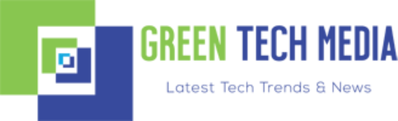 logo and tagline of Green Tech Media's website